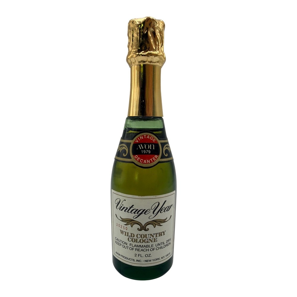 Avon Cologne Vintage Year 1979 Champagne Decanter 2 fl oz Retro Collectible New